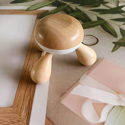 Body Massage Tool Three Foot Wooden Gua Sha Scalp Massager for Muscle Relaxation and Hair Care