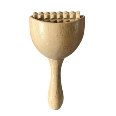 2023 Custom Gua Sha Anti-cellulite Wooden Therapy Swedish Massage Cup With Roller Massage Tools for Body Massage Equipment