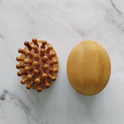 Body Muscles Brown Popular Natural Bamboo Gua Sha Scalp Massage Airbag Comb Wooden Guasha Tool Head Relax Massager Hair Health Care Beauty Brush