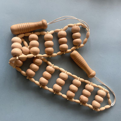 Body Massager 2024 Arrivals Custom Logo And Packing Wooden Back Massage Roller Tool Wooden Massager For Beech