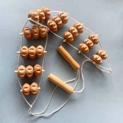 Body Massage Wooden Roller Massage Tool Dredge Meridian Healthcare Muscle Fascia Relax Physiotherapy for Customized Logo