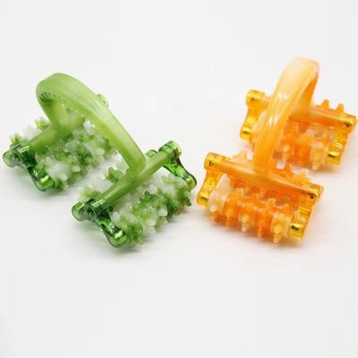 Household Fashion Orange Moon Rover Plastic Roller Massage Tool With Handle for Facial Massager Self Care Spa Relax Beauty