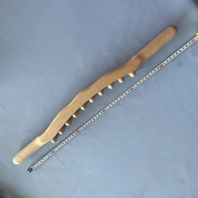 Customized Logo Availabled Wooden Guasha Scraping Stick Roller Massager for Body Massage Equipment and Muscle Relaxation