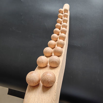 Customized Logo Availabled Wooden Guasha Scraping Stick Roller Massager for Body Massage Equipment and Muscle Relaxation