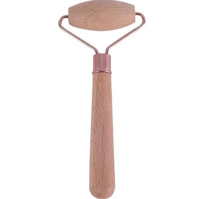 Brown Beech Wooden Guasha Facial Massager Handheld Muscle Relaxation Massage Roller Gua Sha Wood Therapy Massage Tools