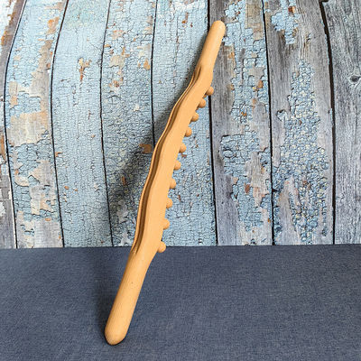 Body Massage Equipment Wooden Gua Sha Massage Stick Face and Body Dredge Meridian Muscle Fascia Relax Physiotherapy Tool