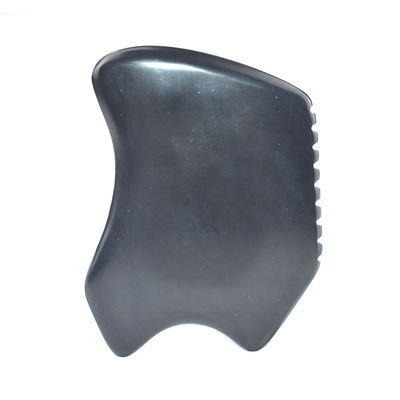 Special Shape Gua Sha Board Natural Black Bian Stone Scraping Tool for Face and Body Massage Equipment