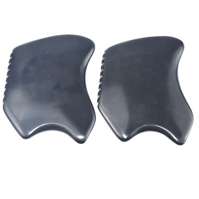 Special Shape Gua Sha Board Natural Black Bian Stone Scraping Tool for Face and Body Massage Equipment
