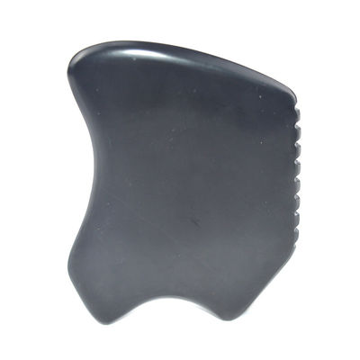 Special Shape Gua Sha Board Natural Black Bian Stone Scraping Tool for Face and Body Massage Equipment
