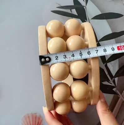 Brown Wooden Total Body Massager for Back Neck Leg Arm Customized Logo Availabled Relax Massage Ball Roller Handheld