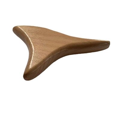 Facial Massager Triangular Cone Shape Beech Wood Gua Sha Massage Scraping Board Wooden Guasha Massager Body Selfcare Spa Muscle Relax Tool