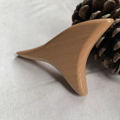 Facial Massager Triangular Cone Shape Beech Wood Gua Sha Massage Scraping Board Wooden Guasha Massager Body Selfcare Spa Muscle Relax Tool