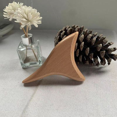 Facial Massager Triangular Cone Shape Beech Wood Gua Sha Massage Scraping Board Wooden Guasha Massager Body Selfcare Spa Muscle Relax Tool
