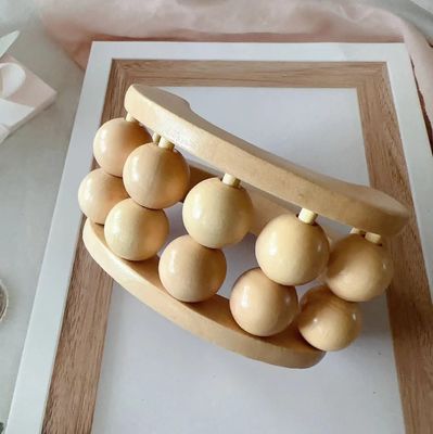 2024 Wooden Gua Sha Meridian Ball Massager Body Muscles Massage Roller for Whole Body Relaxation and Spa Selfcare