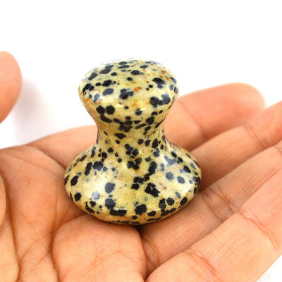 Customized Logo Availabled Natural Jade Mushroom Shape Gua Sha Massage Stone for Facial and Body Skincare Relaxation