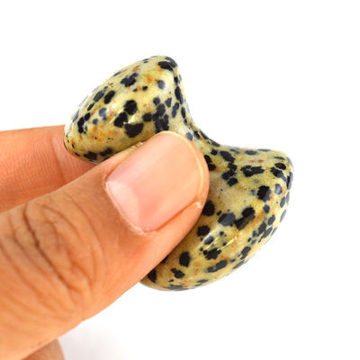 Customized Logo Availabled Natural Jade Mushroom Shape Gua Sha Massage Stone for Facial and Body Skincare Relaxation