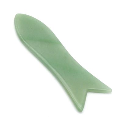 2024 Massage Guasha Scarping Green Aventurine Gua Sha Board for Lymphatic Drainage