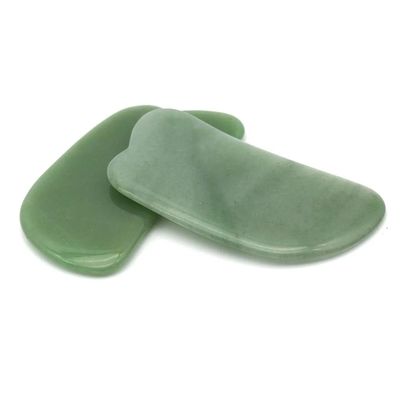 2024 Massage Guasha Scarping Green Aventurine Gua Sha Board for Lymphatic Drainage