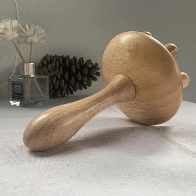 2024 Mushroom Cup Body Contour Roller Lymphatic Drainage Therapy Gua Sha Wooden Trigger Point Massager for Performance