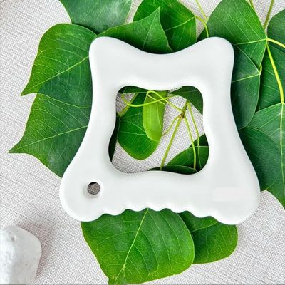 Ceramic Gua Sha Massage Tool for Lymphatic Drainage Jawline Sculptor Body Massager Skin Care Tools Guasha Function Ceramic