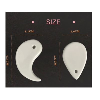 Traditional Ceramic Gua Sha Board Body Massage Tool for Anti-Aging and Luminous Skin