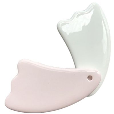 Customized Logo Availabled Mini Massage Ceramic Gua Sha Tool for Body Neck Face Self Skin Care Spa Facial Lifting Beauty