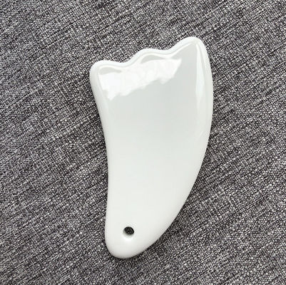 Customized Logo Availabled Mini Massage Ceramic Gua Sha Tool for Body Neck Face Self Skin Care Spa Facial Lifting Beauty