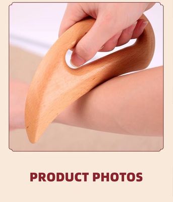 Wooden Therapy Face Massage Tool Beat Manual Wood Foot Acupuncture Massager for Back and Whole Body