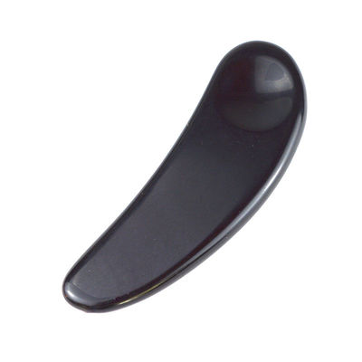 2024 Arrivals Black Obsidian Eye Gua Sha Spoon Facial Massager Guasha Tools For Face Customized Logo Accepted