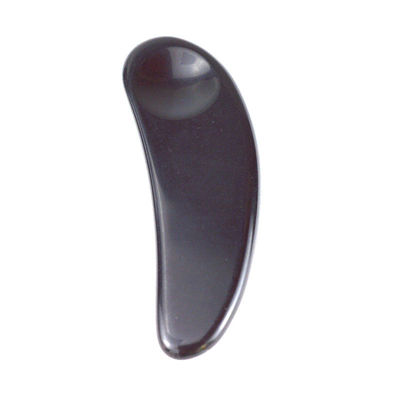 2024 Arrivals Black Obsidian Eye Gua Sha Spoon Facial Massager Guasha Tools For Face Customized Logo Accepted