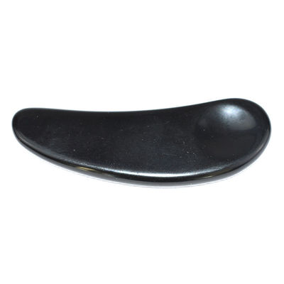 2024 Arrivals Black Obsidian Eye Gua Sha Spoon Facial Massager Guasha Tools For Face Customized Logo Accepted