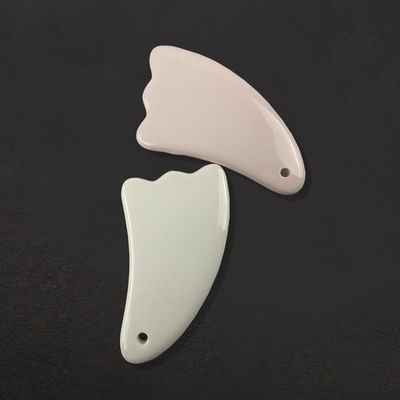 2024 Design Multi Function Unique Ceramics Guasha Scraping Facial Body Gua Sha Massager for Face and Body Rejuvenation