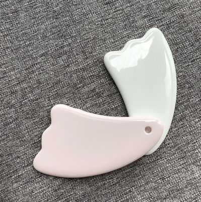 2024 Design Multi Function Unique Ceramics Guasha Scraping Facial Body Gua Sha Massager for Face and Body Rejuvenation