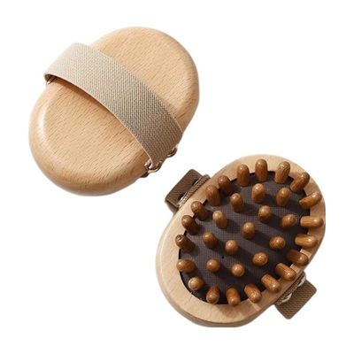 Handheld Beech Wood Gua Sha Brush for Household Massage Dredge Meridians and Enhance Skin Care Routine at Home