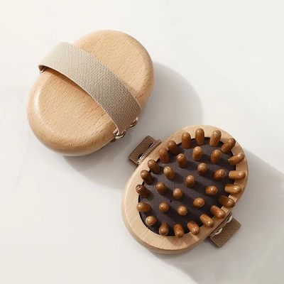 Handheld Beech Wood Gua Sha Brush for Household Massage Dredge Meridians and Enhance Skin Care Routine at Home
