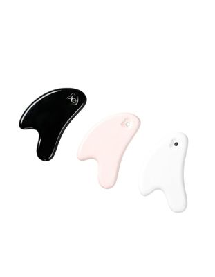V-Face Lifting Ceramic Guasha Massage Tool for Lymphatic Drainage and Medical Grade Gua Sha Board