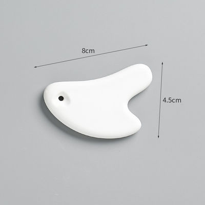 V-Face Lifting Ceramic Guasha Massage Tool for Lymphatic Drainage and Medical Grade Gua Sha Board
