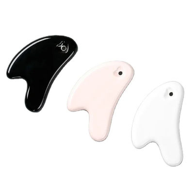 Self Skin Care Spa Facial Lifting Beauty Salon Equipment Heart Shape Mini Massage Ceramic Gua Sha Tool for Facial Massager