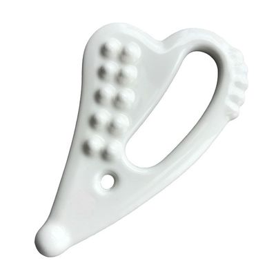 Self Skin Care Spa Facial Lifting Heart Shape Massage Ceramic Gua Sha Tool Guasha Stone for White Face