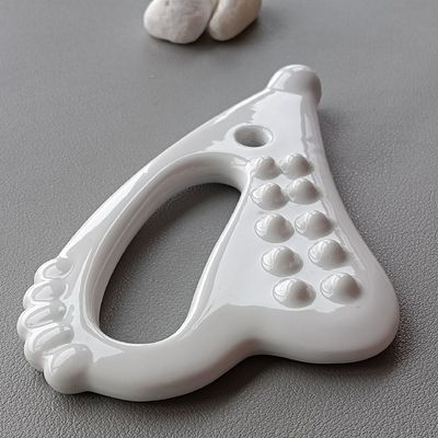 Self Skin Care Spa Facial Lifting Heart Shape Massage Ceramic Gua Sha Tool Guasha Stone for White Face
