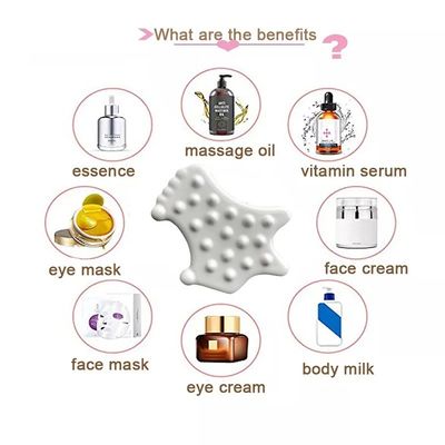 Effortlessly Lift Your Skin and Relax Your Muscles with White Ceramic Gua Sha Massage Tool