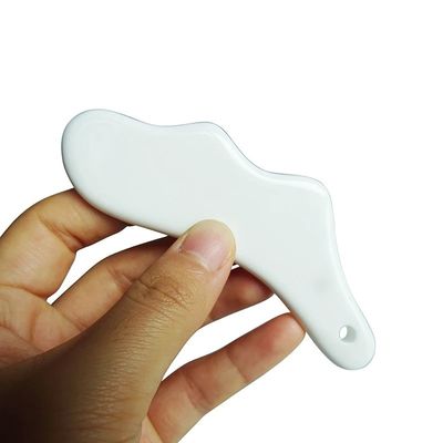 Facial Gua Sha Massage Tool Body Scraping Plate Ceramics Reduce Fat Static Free Portable for Women Adults