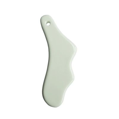 Facial Gua Sha Massage Tool Body Scraping Plate Ceramics Reduce Fat Static Free Portable for Women Adults