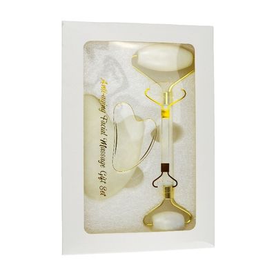 Natural Jade Stone Guasha Board for Gua Sha Scraping Massage on Face Customized Logo Availabled