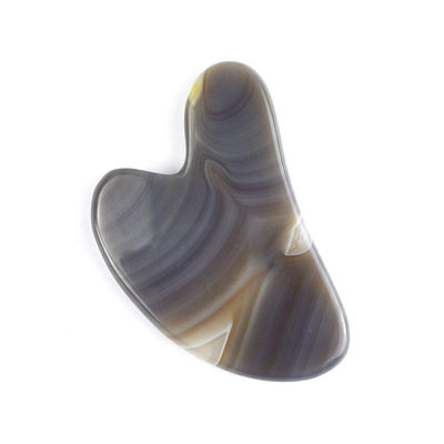 Facial Massager Heart Shape Natural Agate Gua Sha Massage Tool for Body Muscles Self Skin Care Spa Facial Lifting Beauty Salon