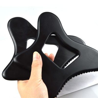 Body Massage 2024 100% Natural Black Bianstone Massage Guasha Tools Facial Massage Jade Guasha Stone Board