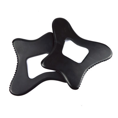 Custom Logo Guasha Stone Black Bian Stone Gua Sha Massage Tool for Body Relaxation and Self Skin Care