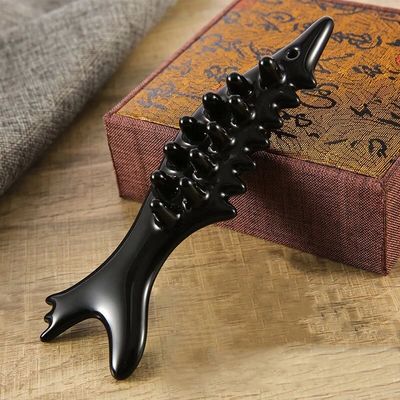Fish Shape Ceramic Guasha Massager OEM/ODM Accepted for Face Eyes Neck Muscle Relaxation and Wrinkle Reduction