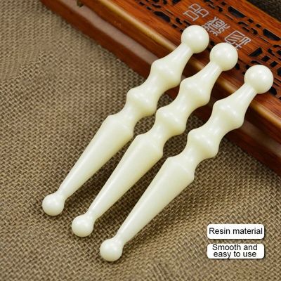 Massage Pen Natural Resin Foot Massager Stick Back Acupuncture Chinese Medicine Guasha Beauty Tool for Face Massage