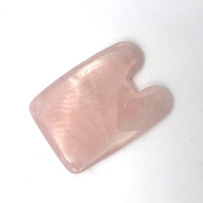 Fish Shape Rose Quartz Crystal Powder Guasha Face Gua Sha Tools for Natural Jade Health Care Cervical Massage Pain Relief